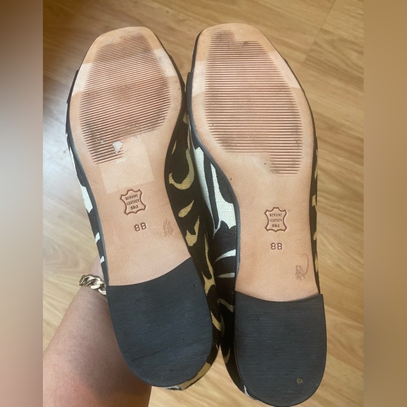 Talbots white and black flats - Picture 4 of 5